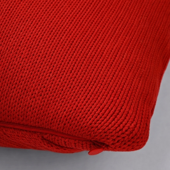 Hanley Cable Knit Pillow with Polo Logo - Picture 3 of 4